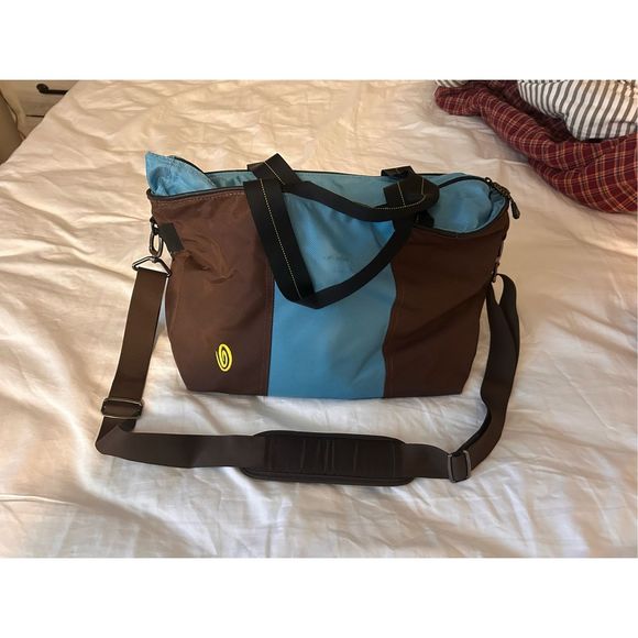 Timbuk2 Other - Timbuk2 Blue and Brown laptop and Messenger bag